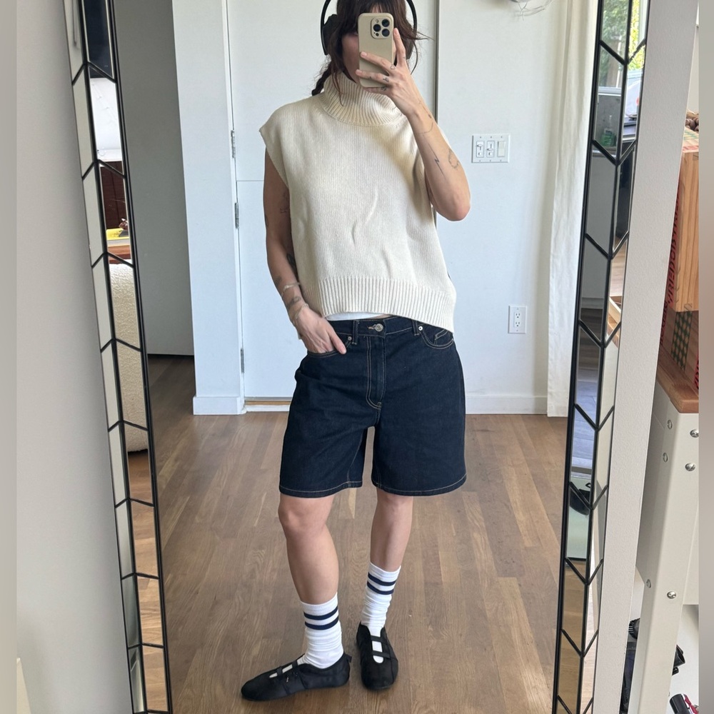 cozy sleeveless turtleneck🍦
